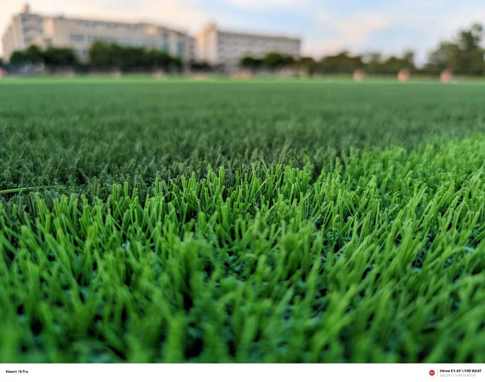 黄冈中学人造草坪足球场细节图